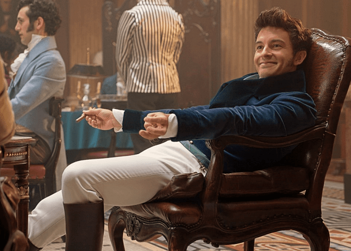 escena de la serie Bridgerton