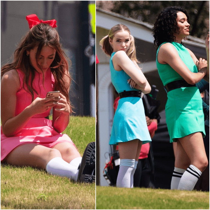 Dove Cameron, Chloe Bennet y Yana Perrault como Bombón, Burbuja y Bellota
