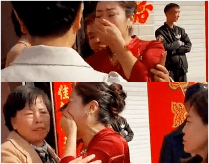 madre e hija se reencuentran durante una boda en china