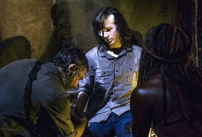 escena de The Walking Dead