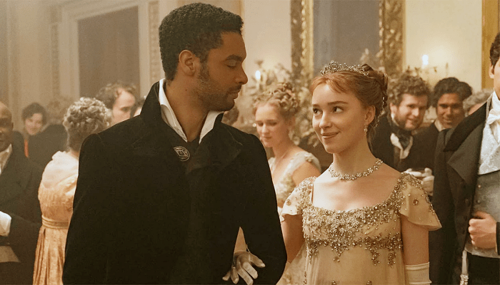 escenas de la serie "Bridgerton"