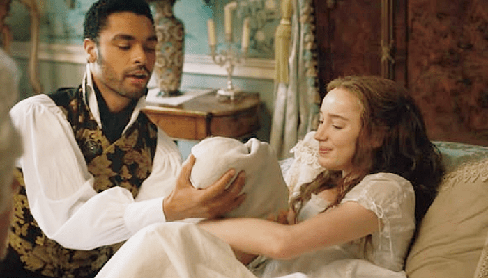escenas de la serie "Bridgerton"