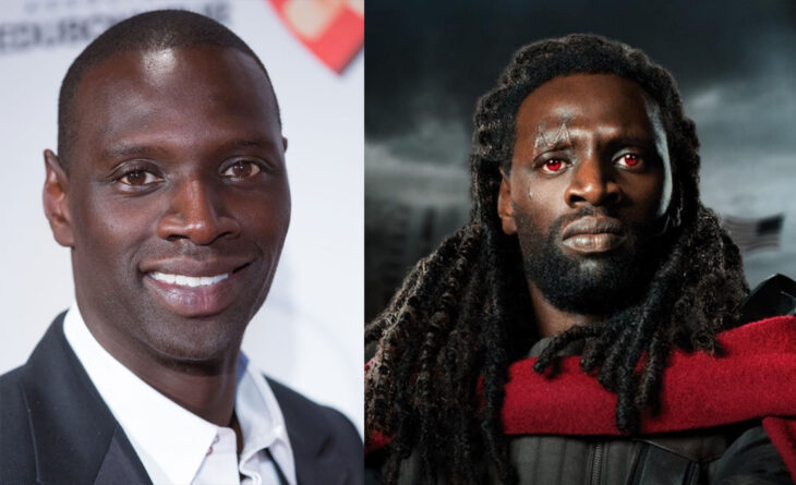 Omar Sy en el papel de Bishop en X-Men vs como se ve realmente