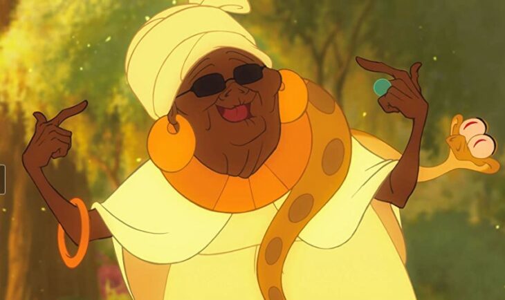Mamma Odie de Tiana y el sapo