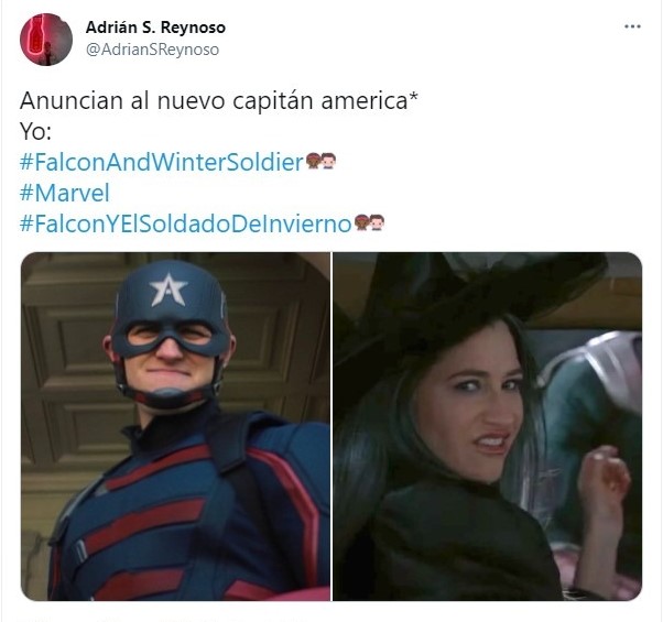 Tuit de reacción al nuevo Capitán América de Marvel