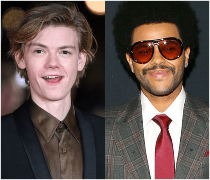 Thomas Brodie-Sangster y The Weeknd
