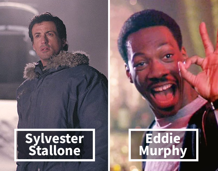 Sylvester Stallone por Eddie Murphy en Beverly Hills Cop