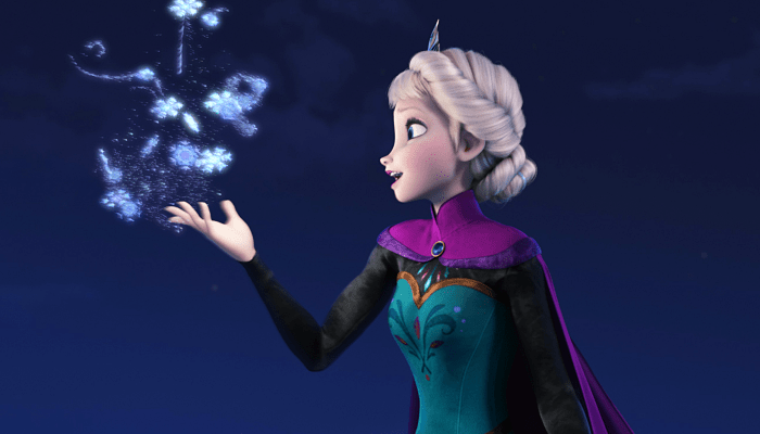 escena de la película Frozen