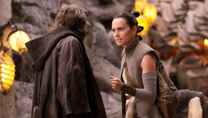 escena de la película Star Wars: El último Jedi
