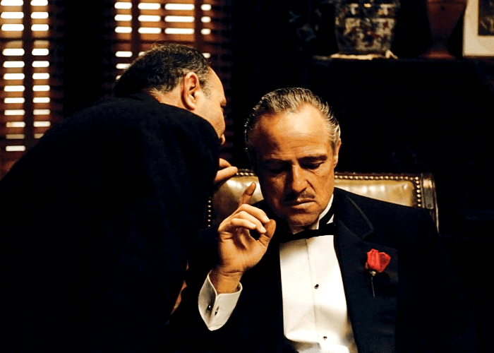 escena de la película "El padrino"