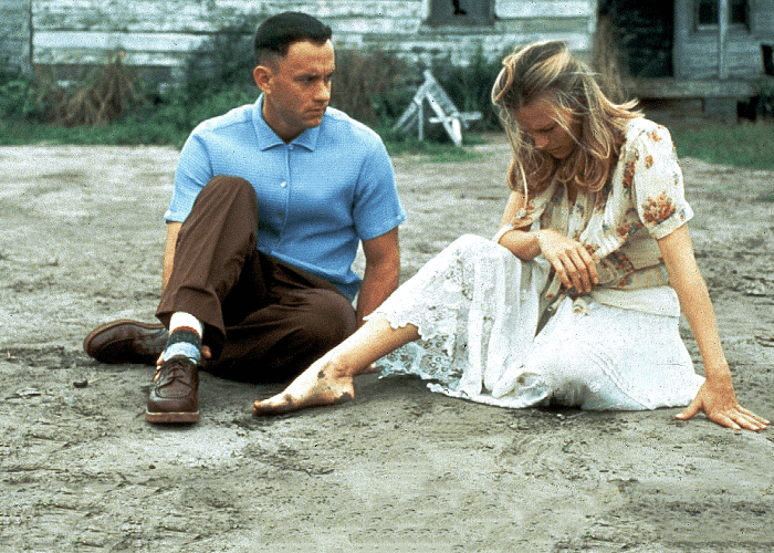 escena de la película "Forrest Gump"
