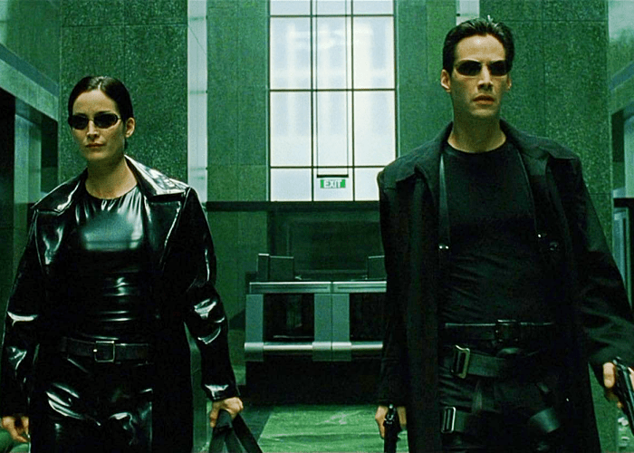 escena de la película "Matrix"