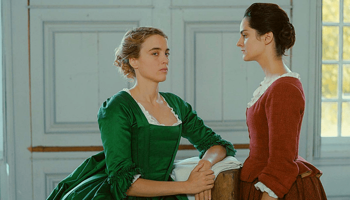 escena de la película "Retrato de una mujer en llamas"