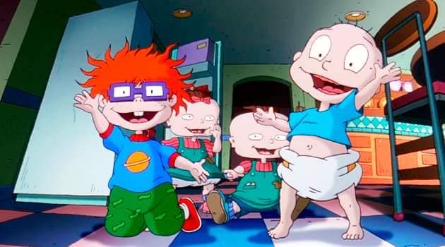 Escena del programa de Nickelodeon; Rugrats: Aventuras en pañales
