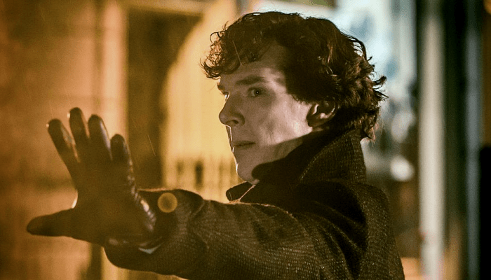 escena de la serie "Sherlock"