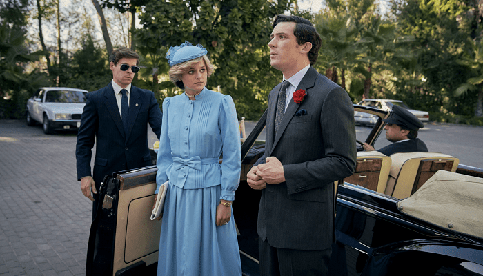 escena de la serie "The Crown"