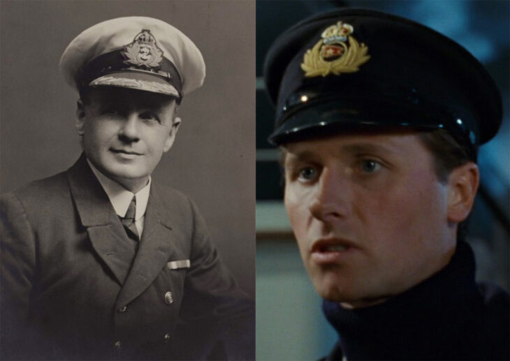 El segundo oficial Charles Lightoller vs el actor que lo interpretó en Titanic