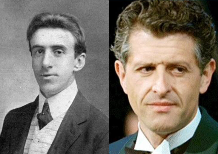 Wallace Hartley vs el actor que lo interpretó en Titanic