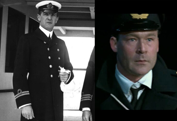 Primer oficial William Murdoch vs el actor que lo interpretó en Titanic