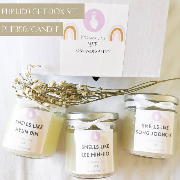 Velas aromáticas inspiradas en el aroma de actores coreanos