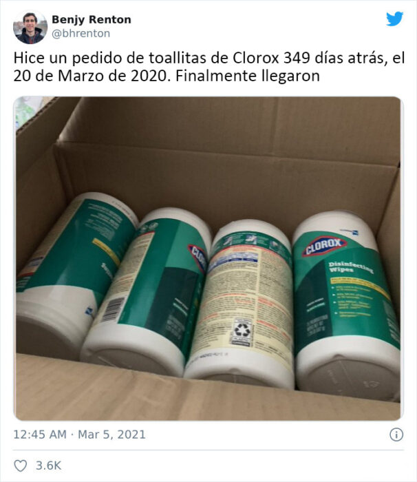 Meme sobre el primer año de la pandemia