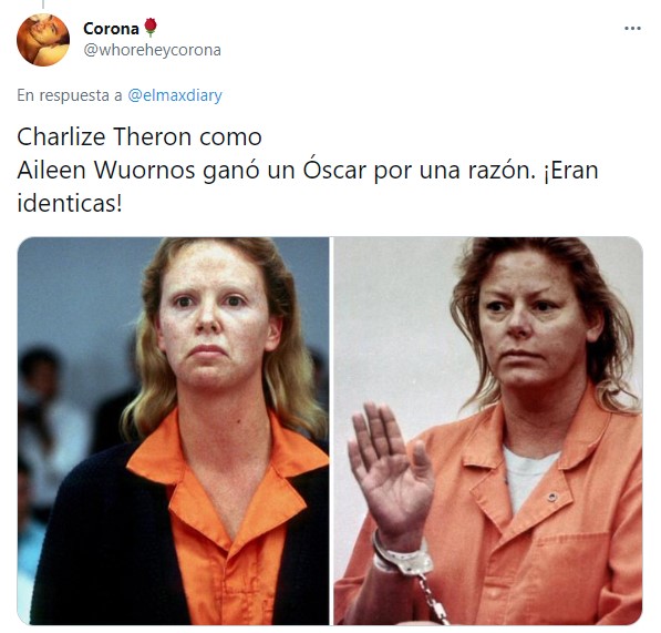 Comparación de la persona original y el personaje de la película Monster