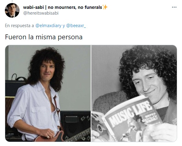 Comparación de la persona original y el personaje de la película Bohemian Rhapsody