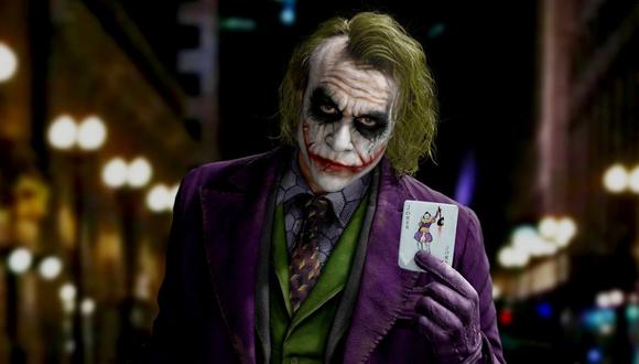 Heath Ledger como El Guasón en Batman