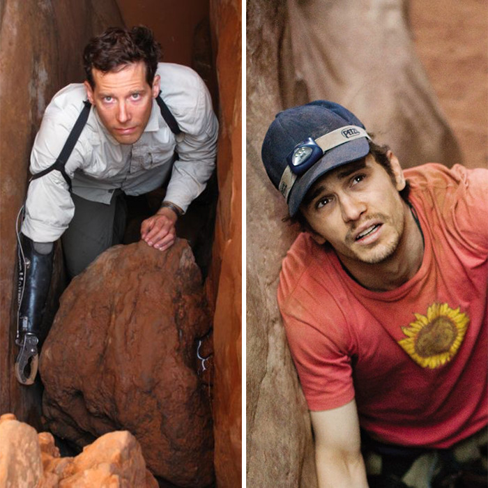 Aron Ralston interpretado por James Franco