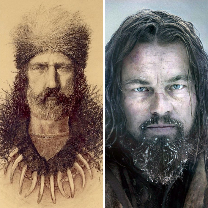 Hugh Glass interpretado por Leonardo DiCaprio