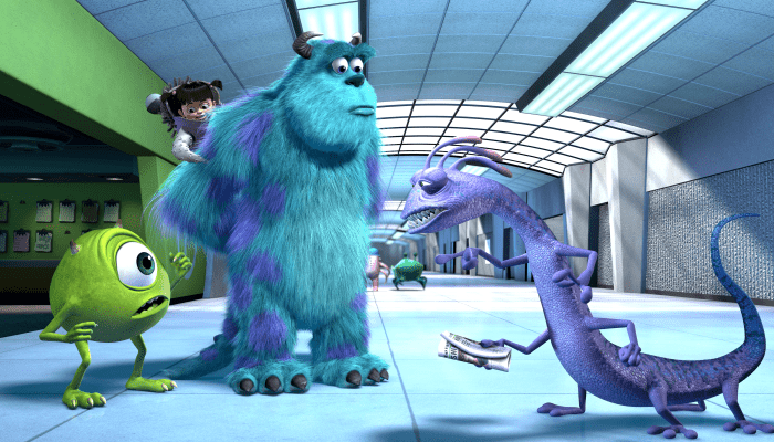 escena de Monsters, Inc