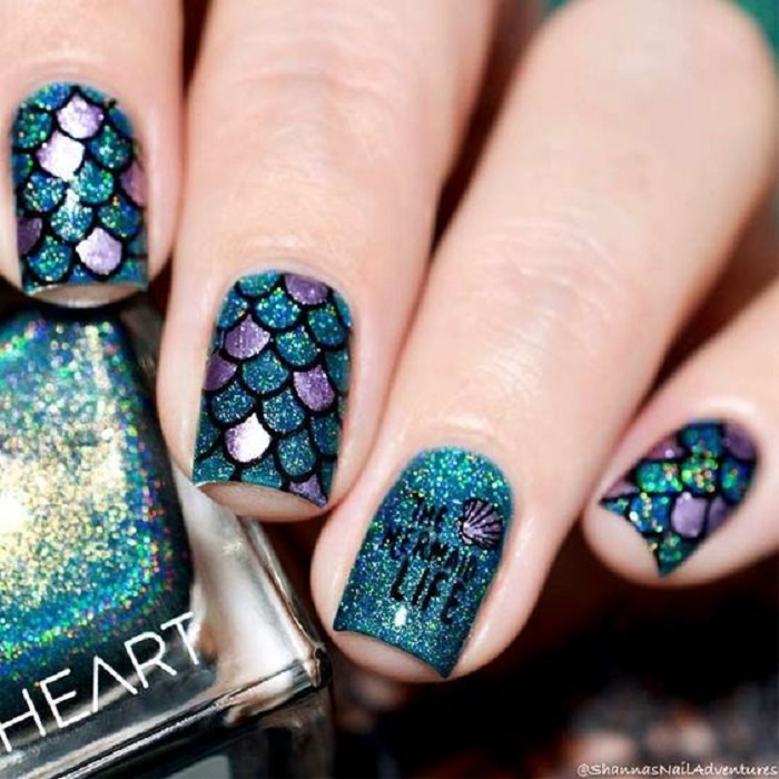 Manicura inspirada en el mar