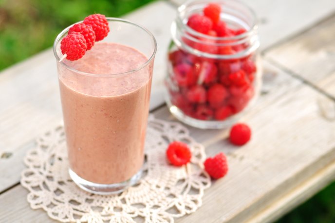 Batido para la cena de Plátano y avena