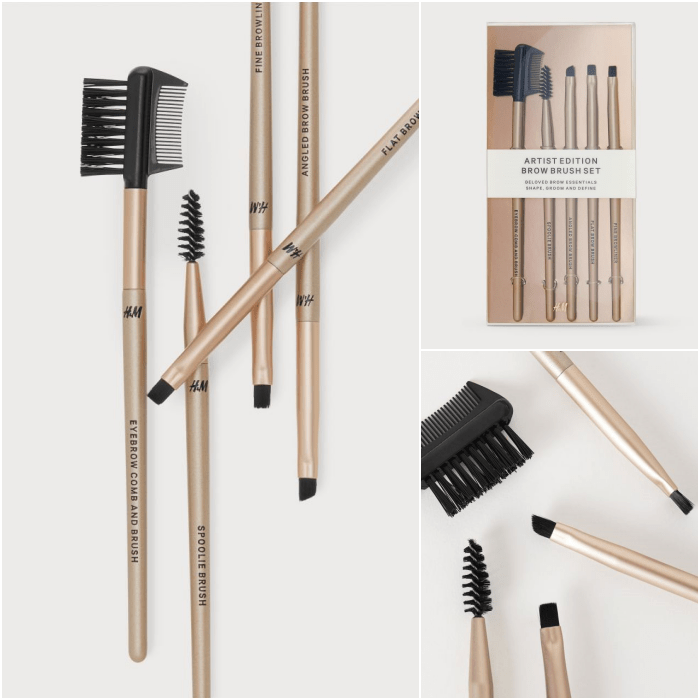 set kit de pinceles y brochas para delineado de cejas