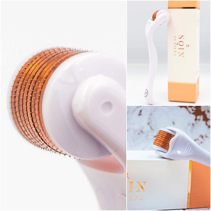 derma roller rodillo masajeador facial