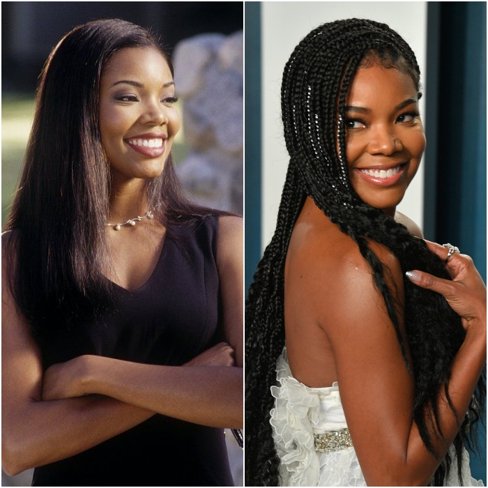 actriz gabrielle union en los 90 y en 2020