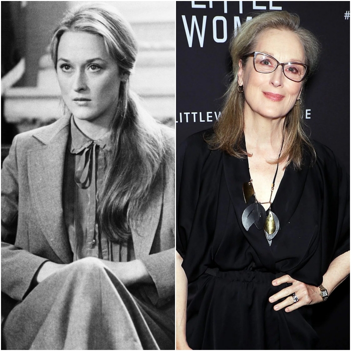 actriz meryl streep joven y en 2020