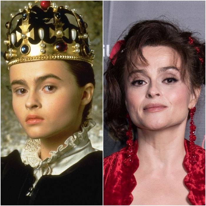 actriz britanica helena bonham carter joven y en 2020