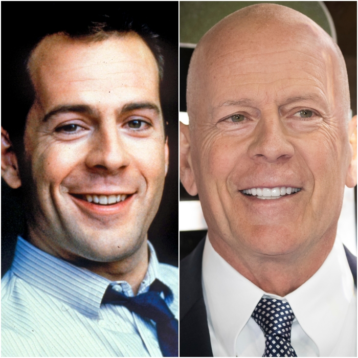actor bruce willis joven y en 2020