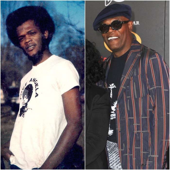 actor samuel l. jackson joven y en 2020