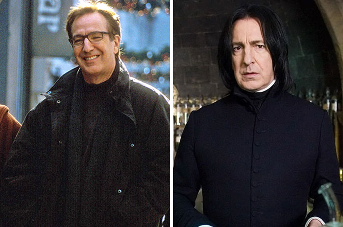 Alan Rickman como Severus Snape y Harry From