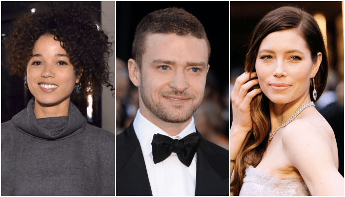 alisha weinwright, justin timberlake y jessica biel