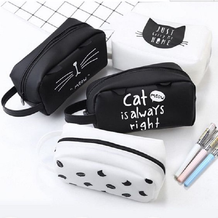 Estuches inspirados en diseños de gatitos