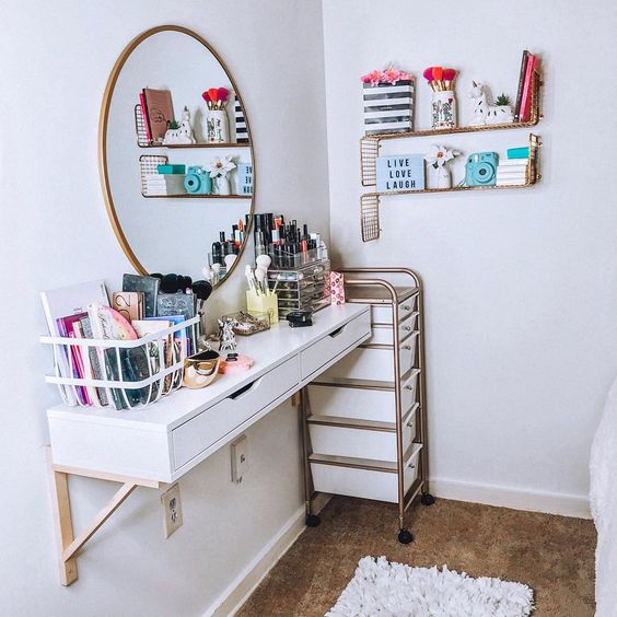 Ideas para rincón de maquillaje o tocadores