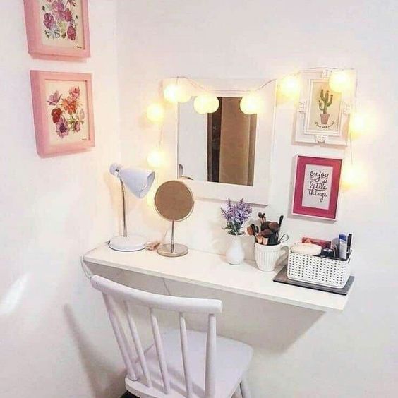 Ideas para rincón de maquillaje o tocadores