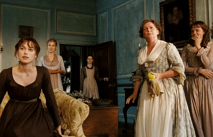 escena de Pride and Prejudice