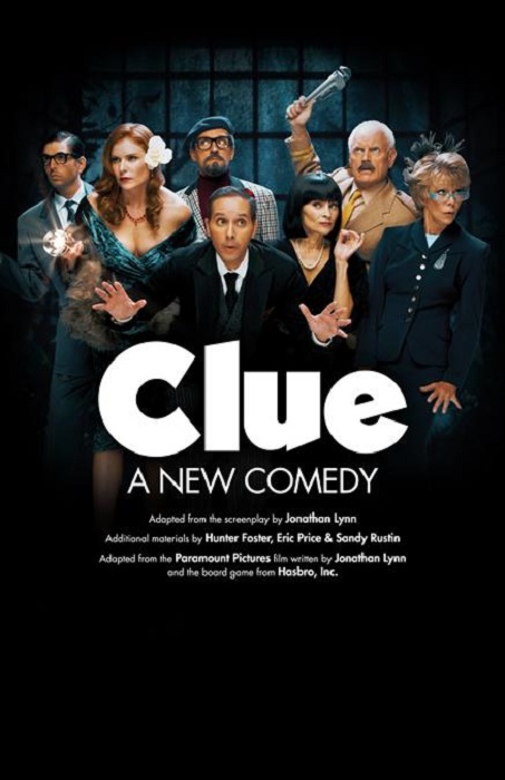 Póster de la película de misterio "Clue"