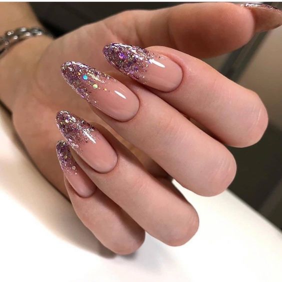Uñas con glitter