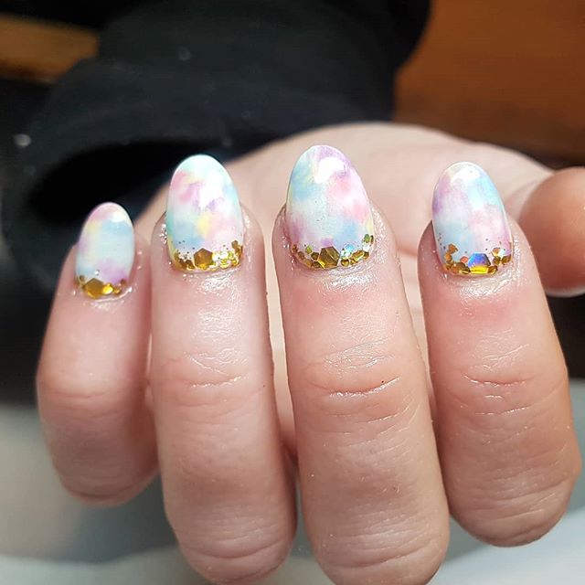 Uñas con glitter