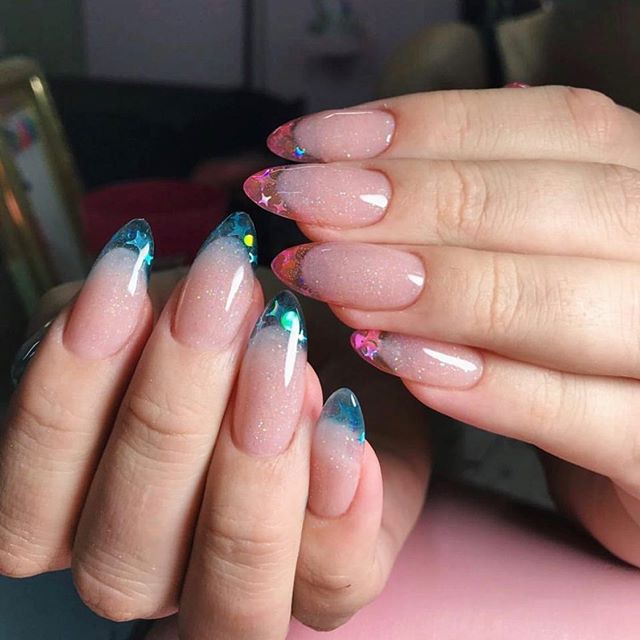 Uñas con glitter